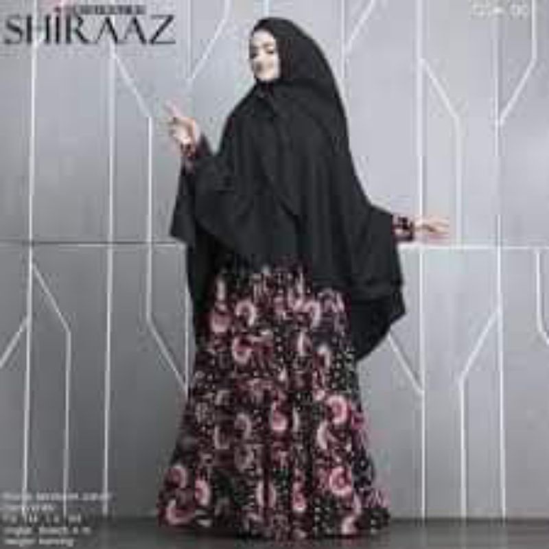 Gamis Premium Shiraaz | Gamis Branded Shiraaz | Gamis Syari Set khimar