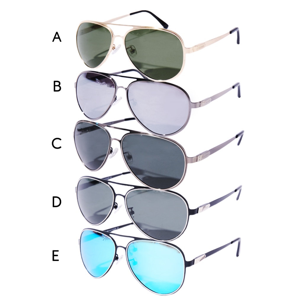 THF Double Bridge Aviator Sunglasses