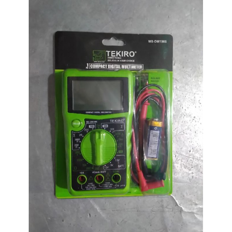 TEKIRO compact digital multimeter AVO DM-1906 multitester ORIGINAL