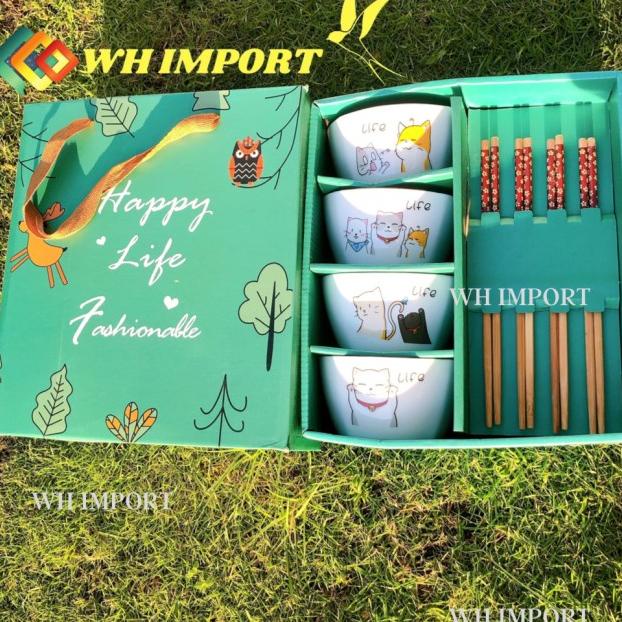 

MANGKOK KERAMIK CUTE CAT EXCLUTIVE GIFT BOX HAMPER HADIAH KADO NIKAHAN