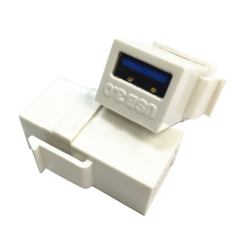 Zzz 2pcs Adapter Jack USB 3.0 Female Ke Female Kecepatan Tinggi Hingga 4.8Gbps