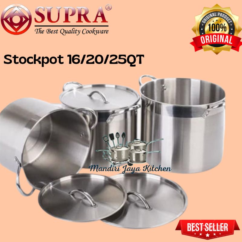 Stock pot 16/20/25 QT/ Stock pot 3in1 SUPRA