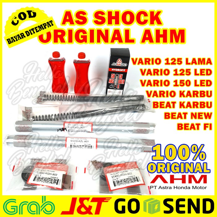 As shock shockbreaker depan beat FI injeksi /vario 125 /vario 150 lama new baru ori original AHM KZL