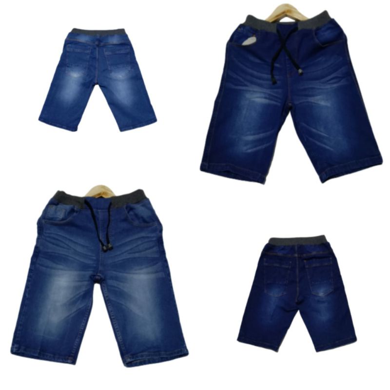 CELANA PENDEK PRIA JEANS WISHER RIP STRECHT/CELANA PENDEK PRIA DENIM RIP