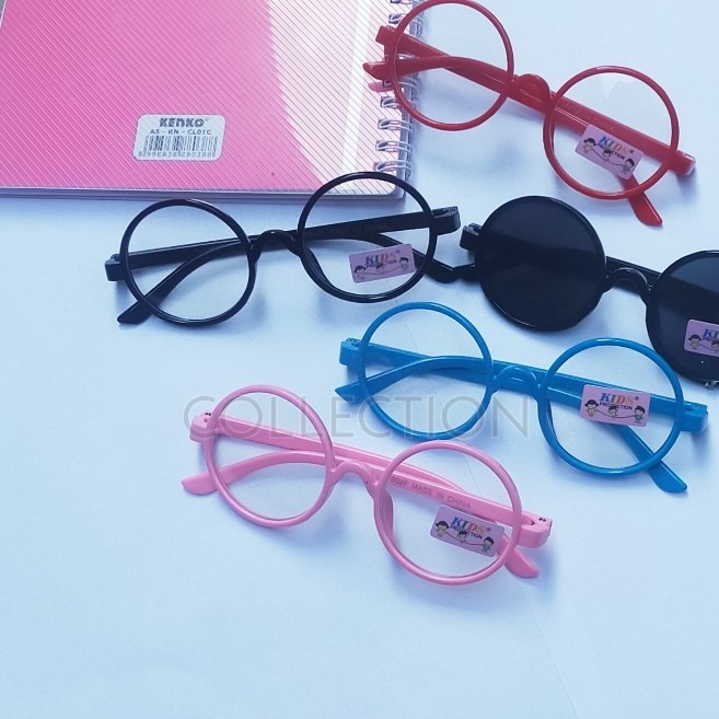 Olshop - Kacamata Gaya Anak Anak LAki dan Perempuan Model Bulat Kacamata Anak Gaya Terbaru Kacamata Anak Boboho Kacamata Anak Laki Laki dan Perempuan Lucu Kacamata Anak Murah-5