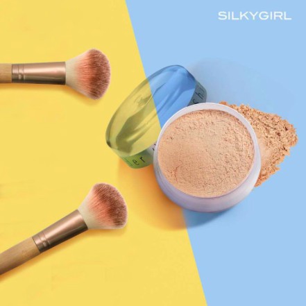 SILKYGIRL Shine Free Loose Powder | bedak tabur