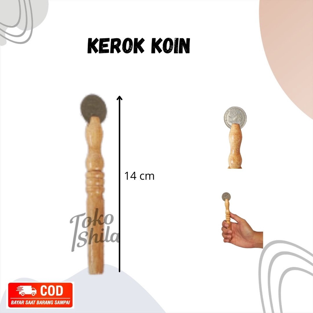 Alat Pijat Kerok Koin/ Alat Pijat Kerok Badan