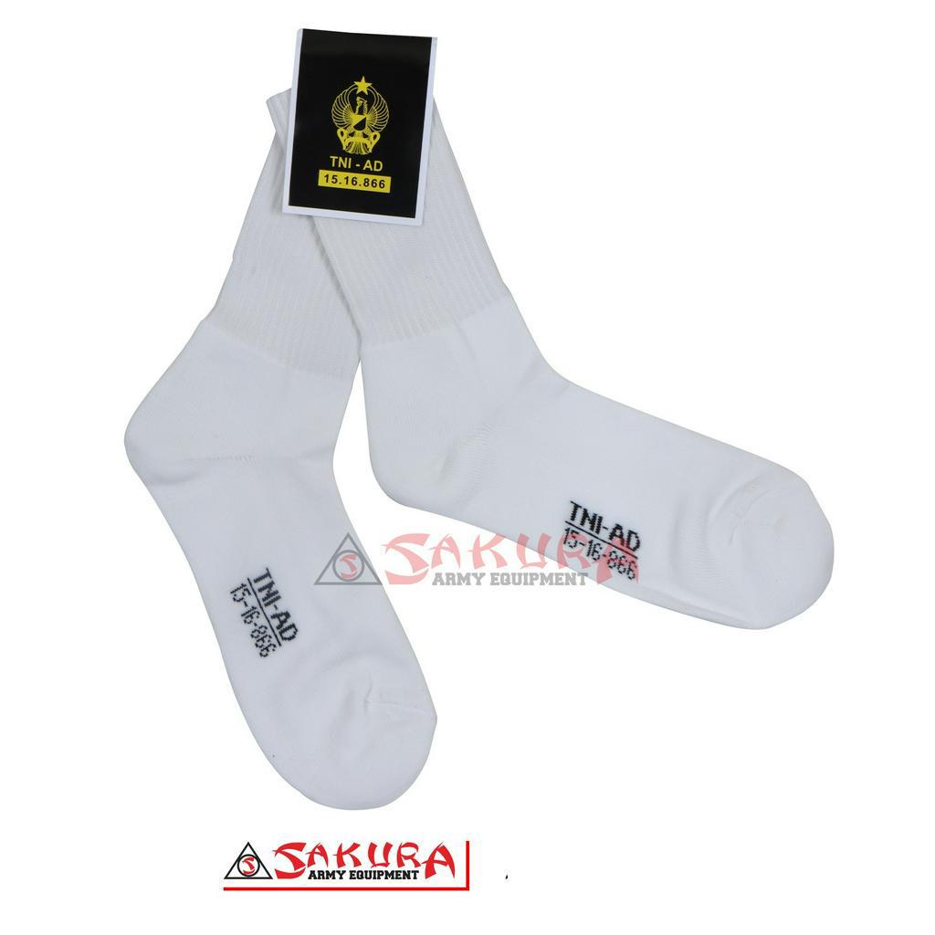 Kaos Kaki PDH TNI AD Putih PER LUSIN (ISI 12PCS)