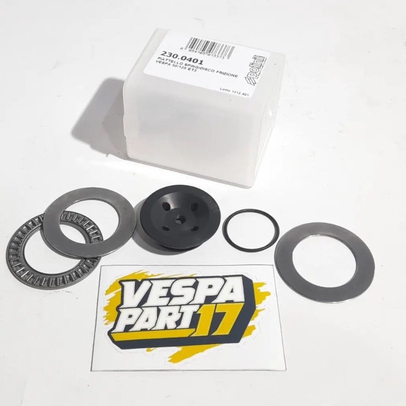 gobangan kopling preassure plate racing vespa pts POLINI