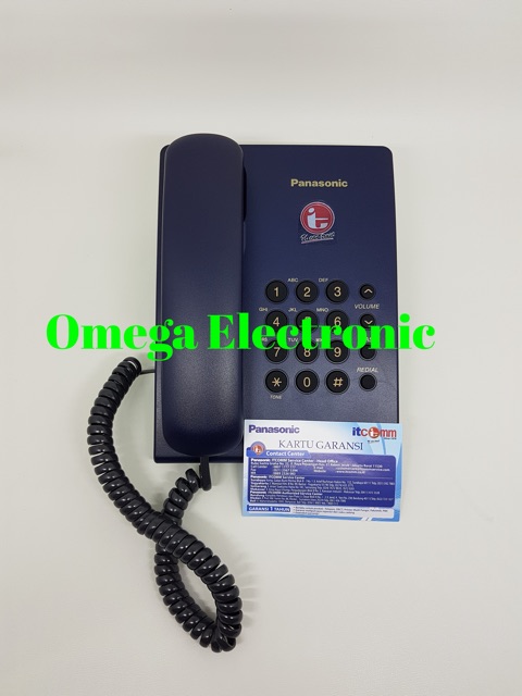 Telephone Panasonic KX-TS505MX - Pesawat Telepon Rumah Kantor Single Line Analog