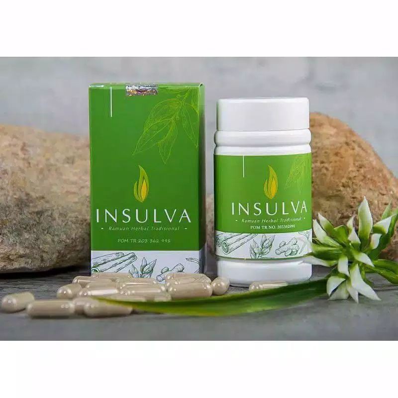 INSULVA Herbal Alami Mengatasi Diabetes Asli Original