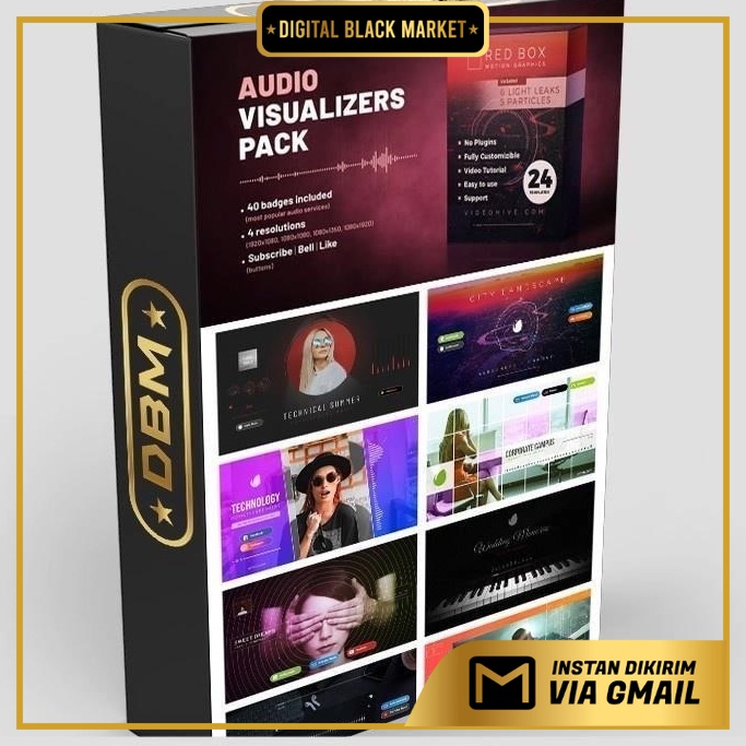 Audio Visualizers Pack V2 - After Effects Project Files