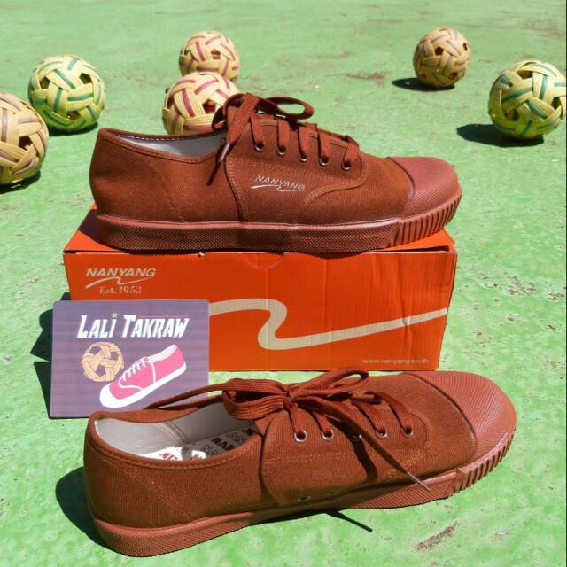 SEPATU NANYANG POLOS 205-s (COKLAT)