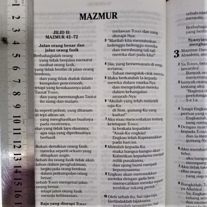 [KODE YA9PH] ALKITAB MANULA. ALKITAB HURUF BESAR. ALKITAB LANSIA. ALKITAB KRISTEN. LEMBAGA ALKITAB I