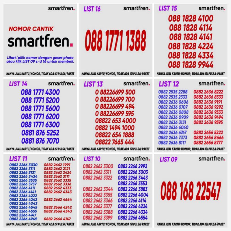 Nomor Cantik smartfren