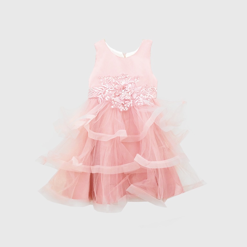 Alice Dress Perempuan Satin Lace Tutu Elegant (PM01)