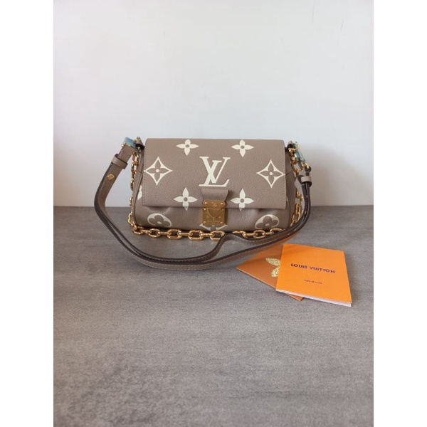 Tas Wanita LV Favorite Bicolor Monogram Empriente leather