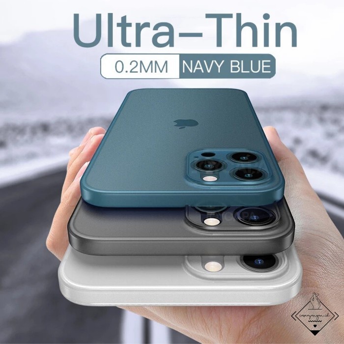 IPhone 13 Pro Iphone 13 Pro Max Simple Doff UltrathinTransparant Case