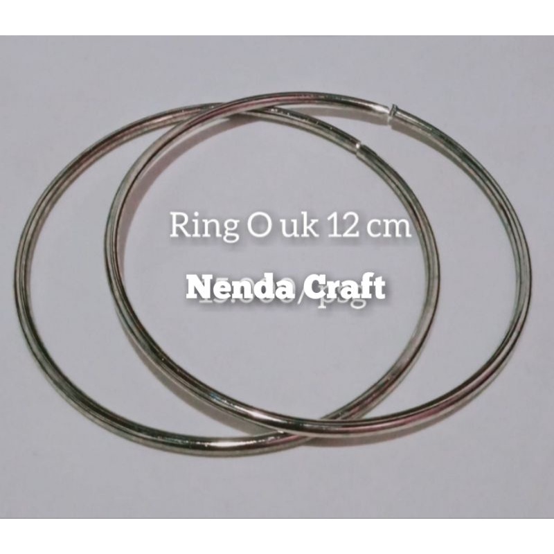 RING O 12 CM NIKEL