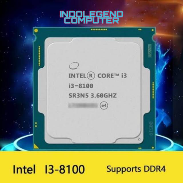 Processor core i3 8100 3.60ghz