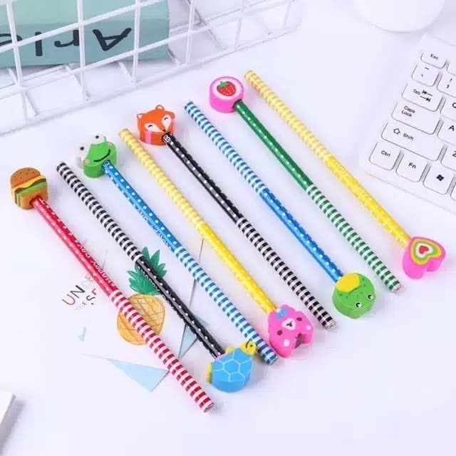 

Pensil Penghapus Karakter Lucu unik dan murah
