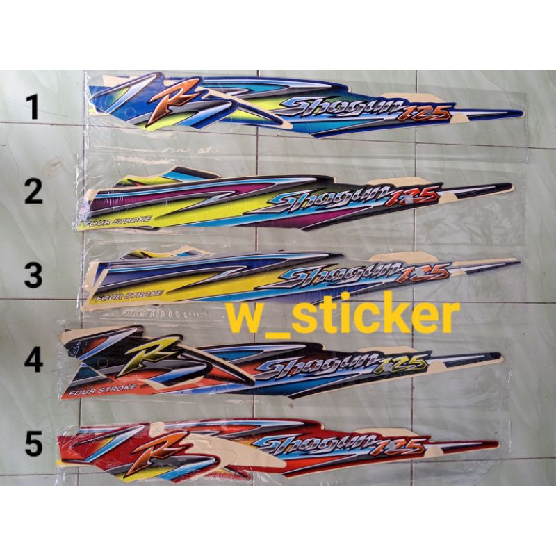 Striping Suzuki Shogun Kebo Shogun 125 2004