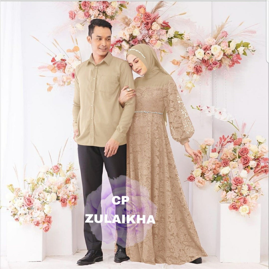 COUPLE ZULAIKHA PRIA WANITA / PAKAIAN MUSLIM PASANGAN / GOOD QUALITY