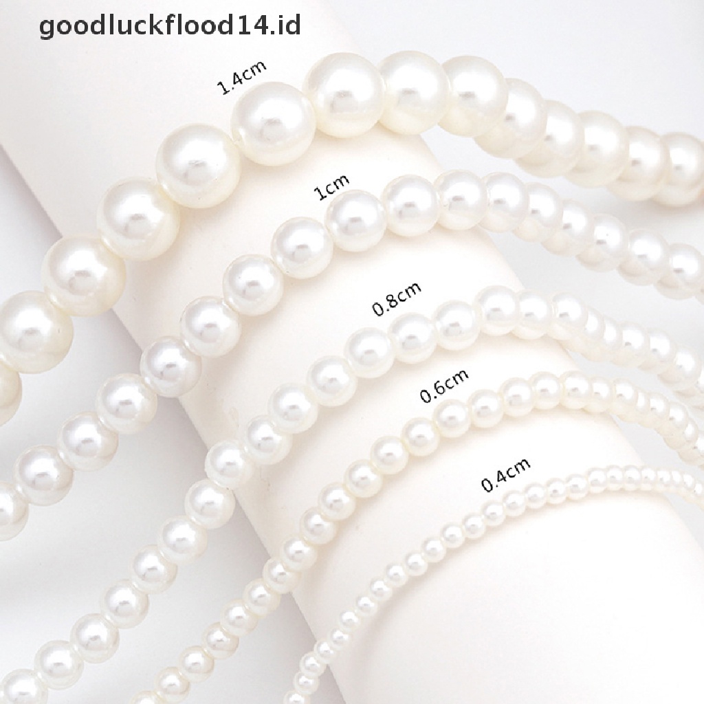 [OOID] Trendy Wedding Big Pearl Necklace For Women Fashion Imitation Pearl Necklace ID