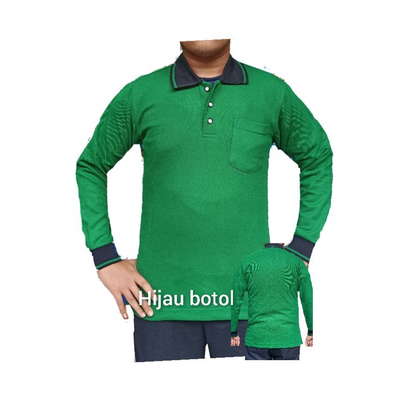 Kaos promosi murah kaos polo shirt tangan panjang kaos promosi kaos seragam kerja kantor lapangan