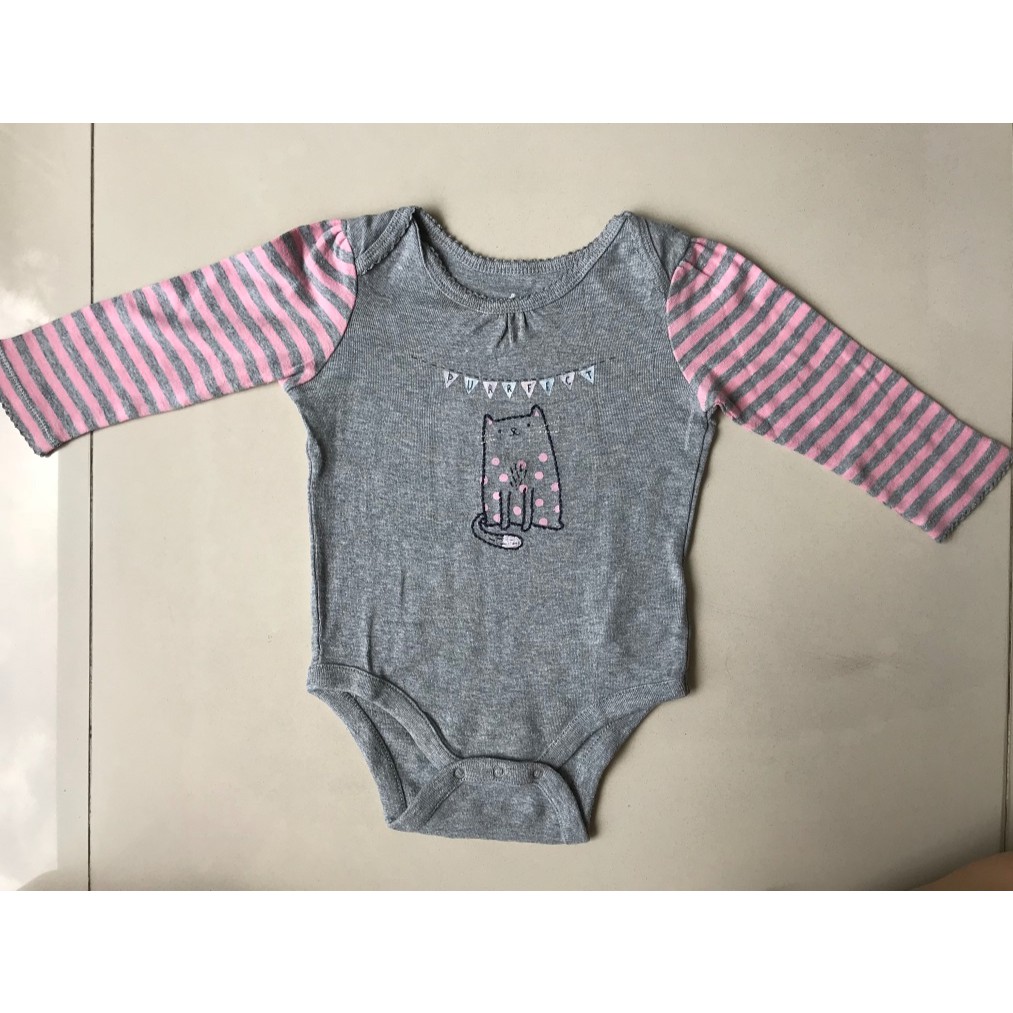 Jumper / Bodysuit Bayi Perempuan Baby GAP Cat Grey