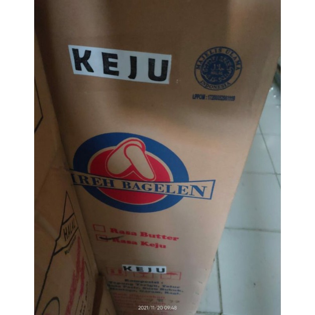 

Roti Bagelen Jireh Keju 2,5kg