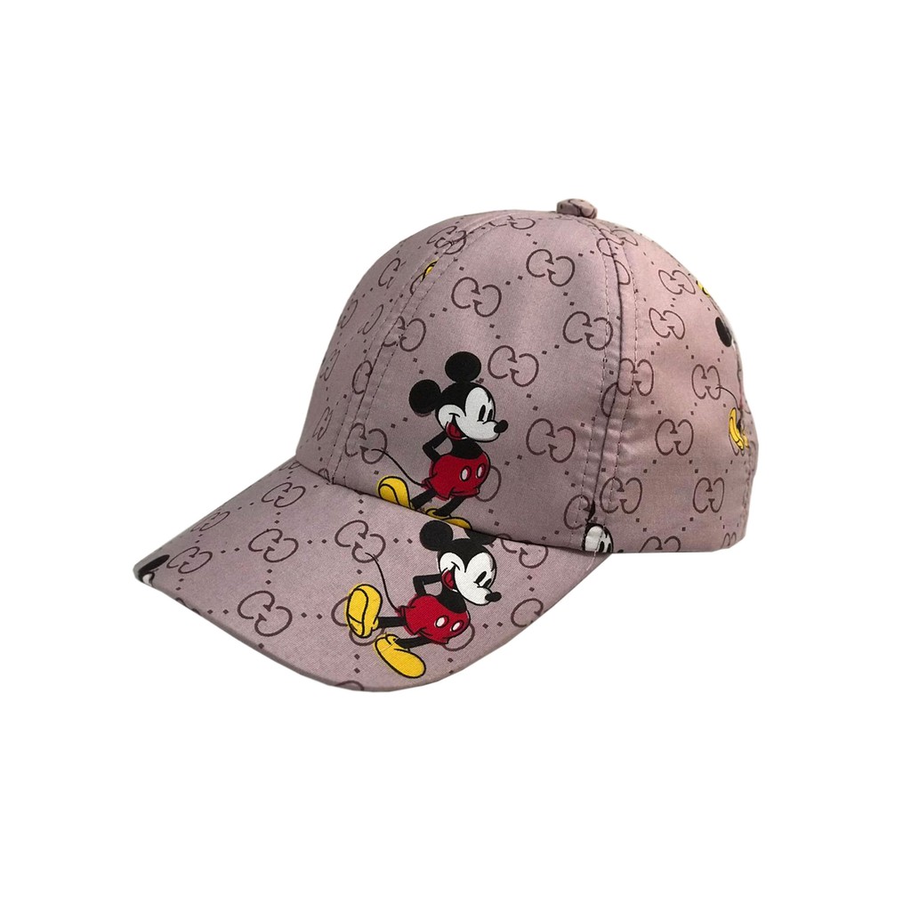 Topi Anak Mickey Mouse / Topi Bassball Anak Karakter / Topi Anak lucu-Pink