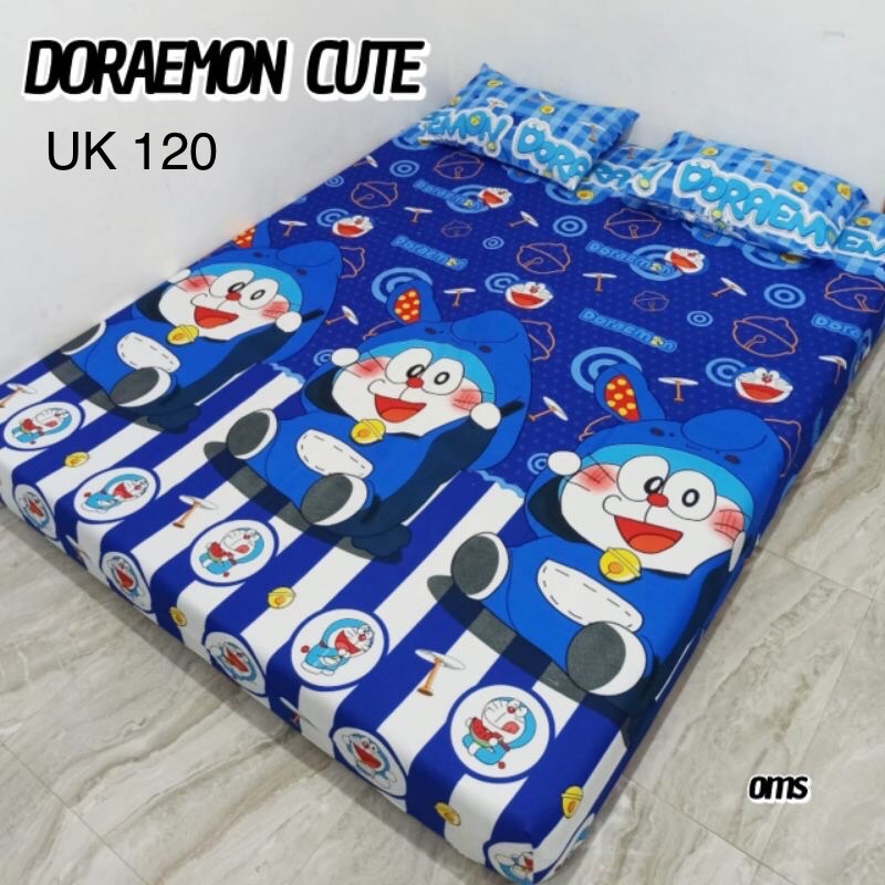 SPREI SEPRAI SEPREI HOMEMADE MOTIF KARAKTER GAMBAR KARTUN DORAEMON CUTE JAKET SLEEP HAPPY STAR ANAK 