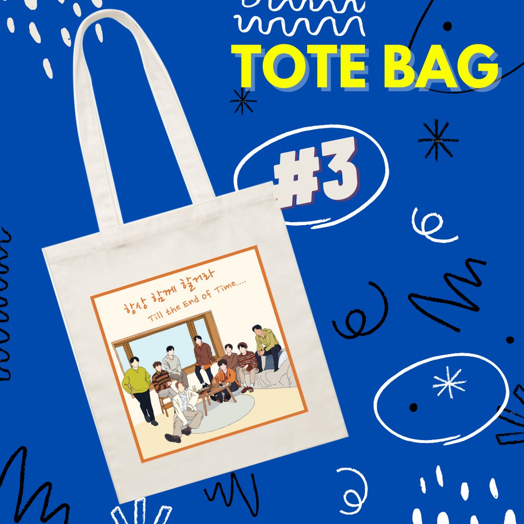 Totebag kanvas Super Junior 15th Anniversary