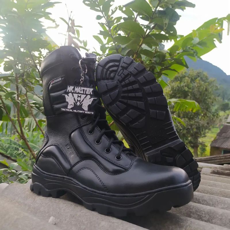 SEPATU PDL MR MASTER LGR ARMY KULIT SAPI ASLI SEPATU PDL DINAS LAPANGAN TNI POLRI SECURITY SATPAM