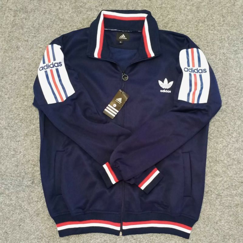 Jaket Tracktop Adidas Fulltag Label Pria Wanita/ASTROB.ID-JAKET ADIDAS ORIGINAL/JAKET PRIA MURAH/JAKET WANITA MURAH/JAKET ADIDAS BIRU