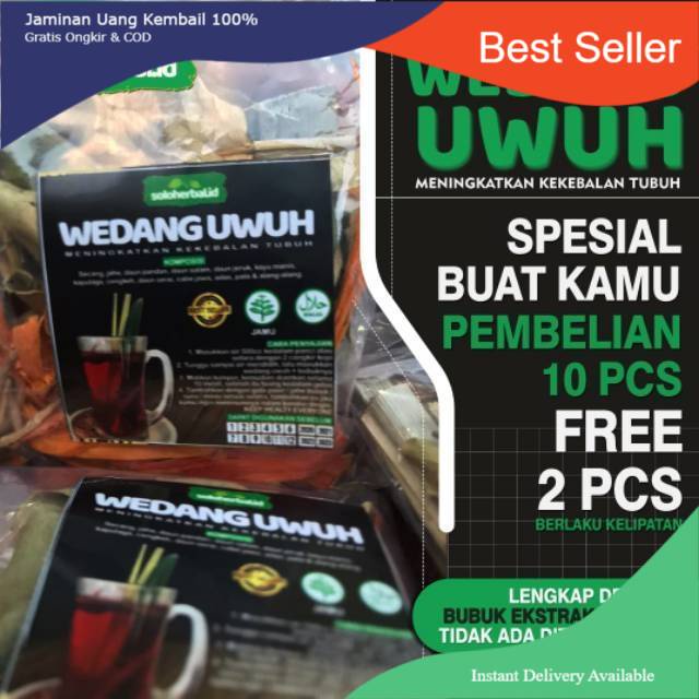 

PROMO BELI 10 GRATIS 2! WEDANG UWUH JAMU KOMPLIT+GULA BATU+BUBUK EKSTRA REMPAH HERBAL KHAS JOGJA 040