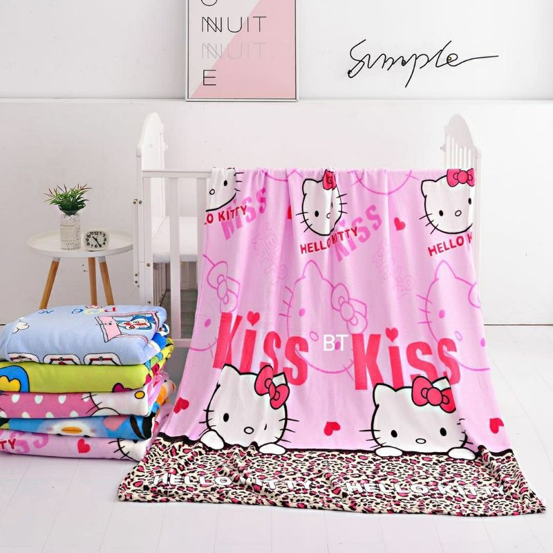 D&amp;Z Selimut Baby Karakter Bulu Soft Panel ukuran 190x140 Termurah Terbaru New Motif