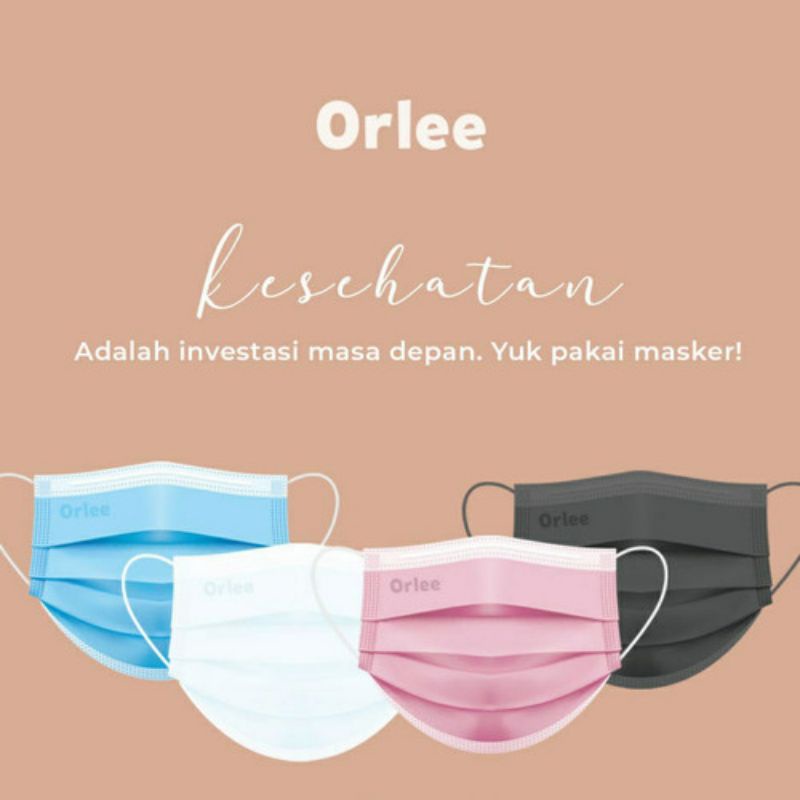 MASKER ORLEE 1 box isi 50pcs