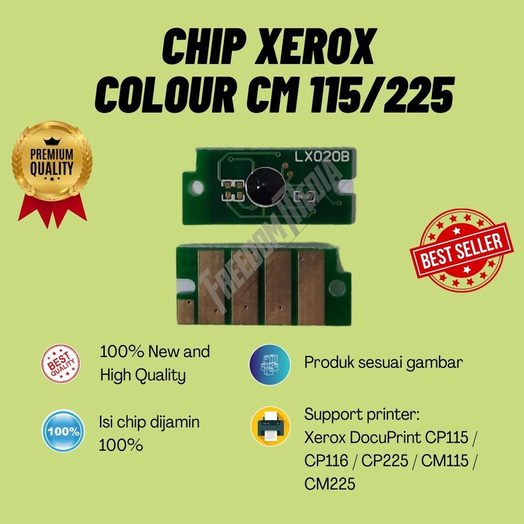 Chip Toner Xerox CT202264 - CP115 CP116 CP225 CM115 CM225 CP225