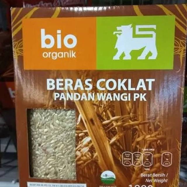 

Beras coklat pandan wangi Bio Organik 1kg