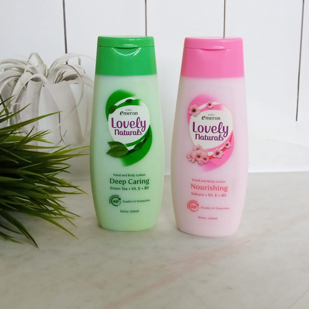 Emeron Lovely Naturals  Hand and Body Lotion 200ml