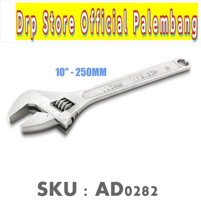 TEKIRO Kunci Inggris / Adjustable Wrench 10&quot; (10 inch / 10 in) 250mm
