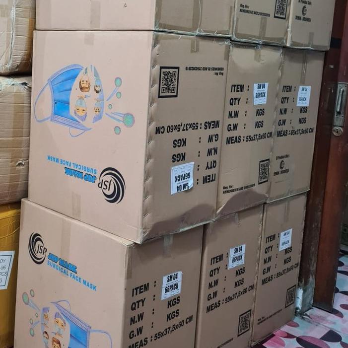 Ramadhan spesial❤/Masker 3ply EARLOP CCARE JSP CARION Masker medis Surgical Original isi 50Masker 3p