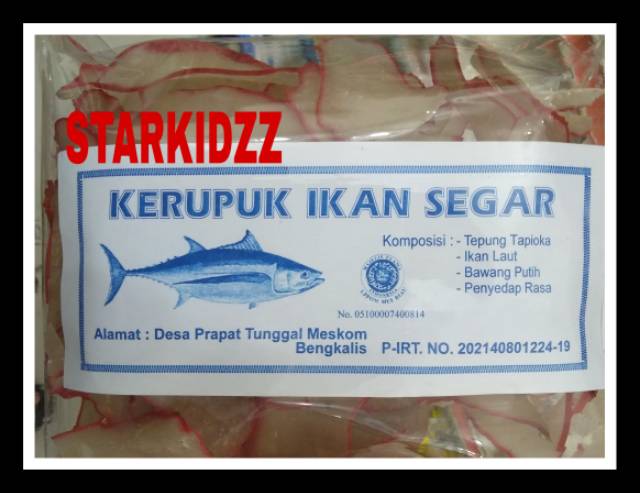 

KERUPUK IKAN SEGAR KHAS BENGKALIS RIAU KERUPUK MENTAH