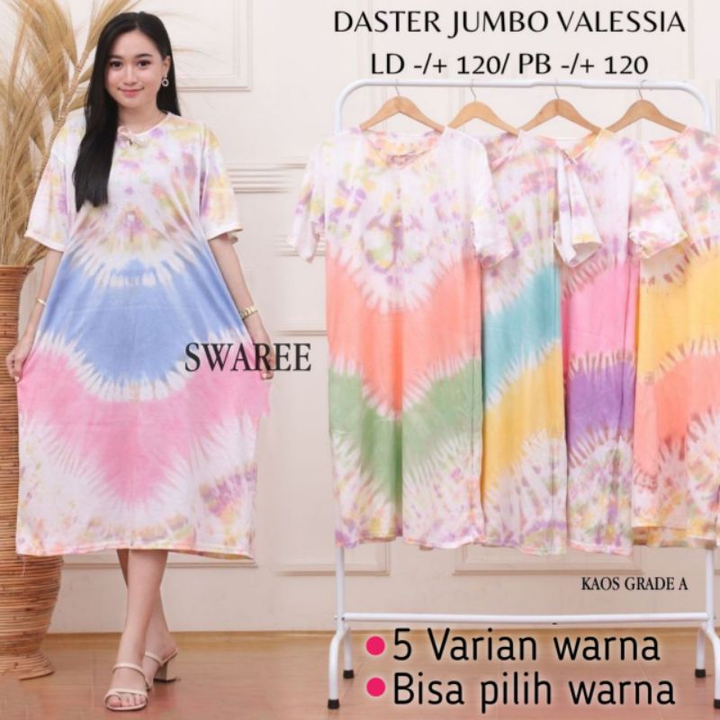 Daster Kekinian Jumbo Murah Baju Daster Bali Daster Bahan Kaos Baju Wanita Motif Abstrak Jumputan