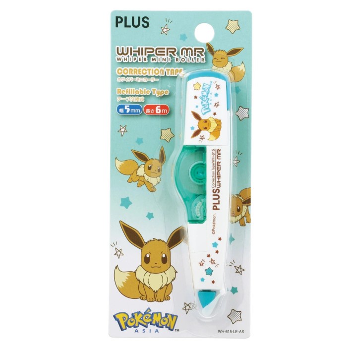 

Plus Whiper MR MR2 Pokemon Correction Tape Tip-X Limited Edition - MR Eevee