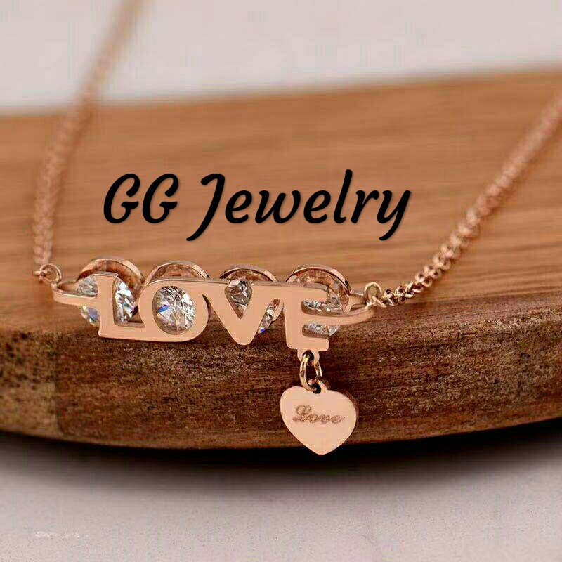 kalung LOVE Titanium Stainless Steel 316L#KL-173