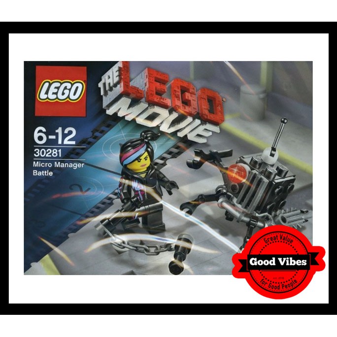 LEGO Original POLYBAG 30281 Micro Manager Battle - Mainan Anak Edukasi Lego Plastik Lego Robot