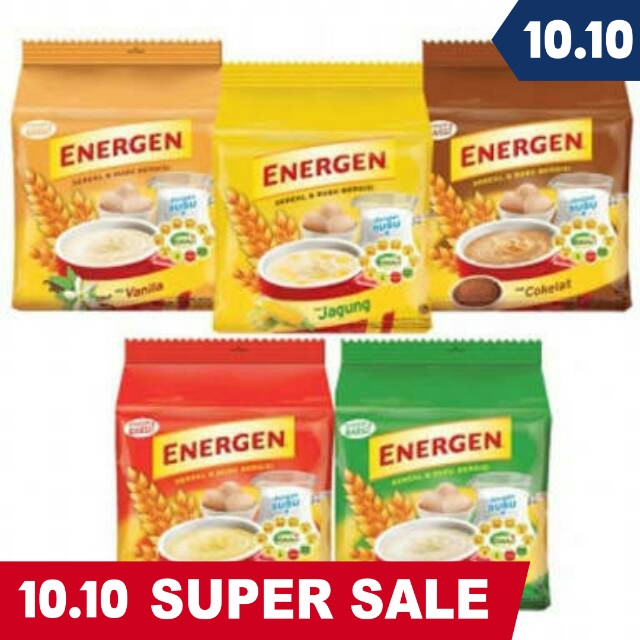 

Energen bag 10 Sachet Varian Rasa Komplet